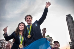 Lange y Carranza en Rosario