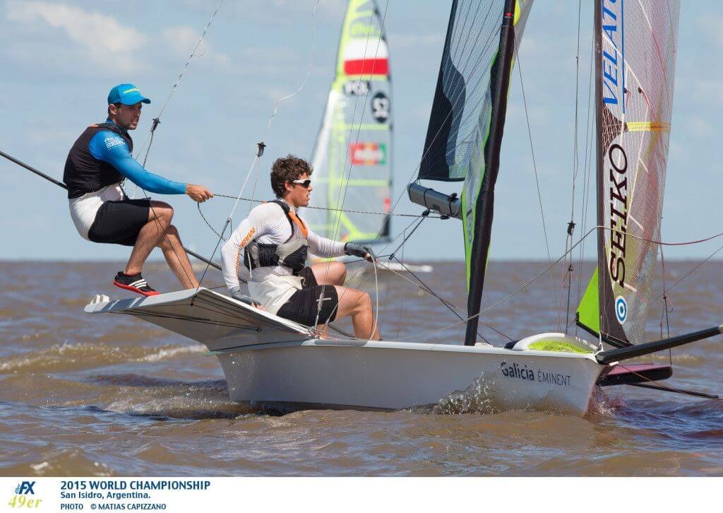 2015 49er Worlds - San Isidro, Argentina. © Matias Capizzano
