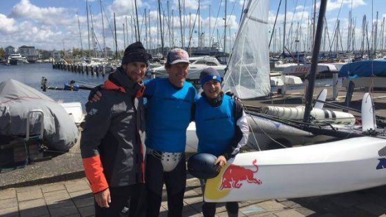 El Equipo Nacra 17 - Juan De La Fuente - Santiago Lange - Cecilia Carranza