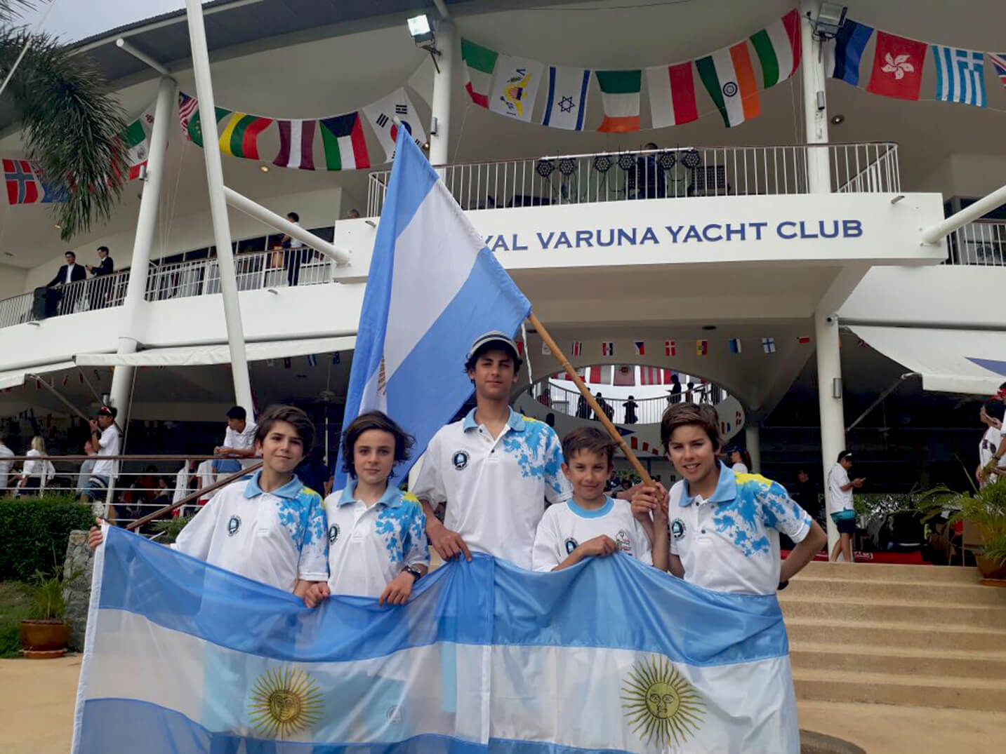 El Equipo Argentino de Optimist 2017