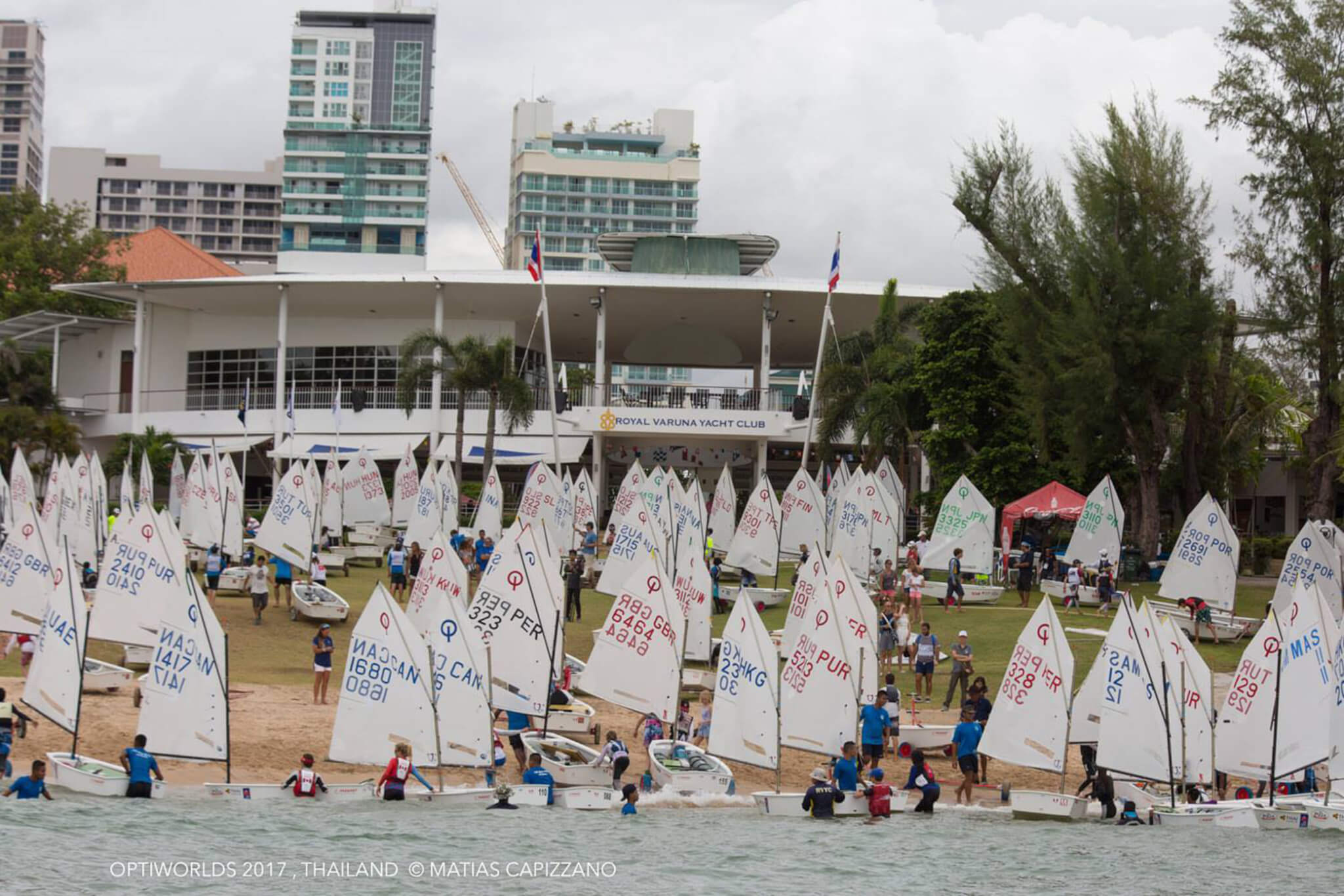 Más de 281 competidores en el Mundial de Optimist en Tailandia