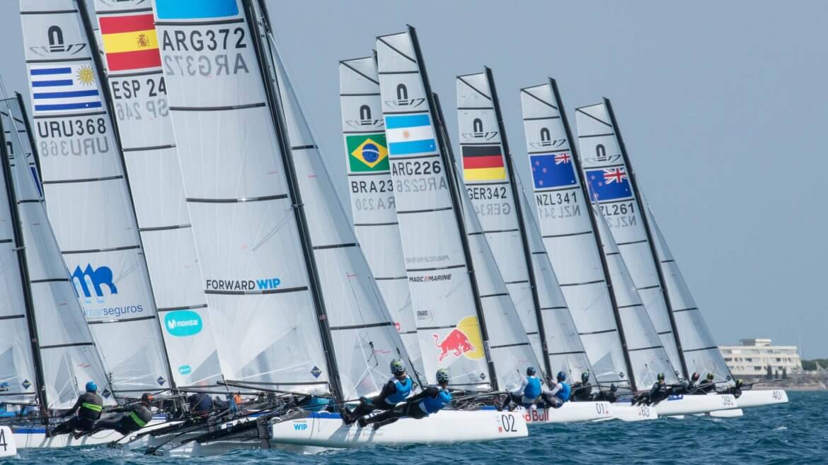Mundial Nacra 17 - Largada