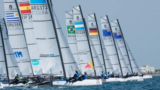 Mundial Nacra 17 - Largada