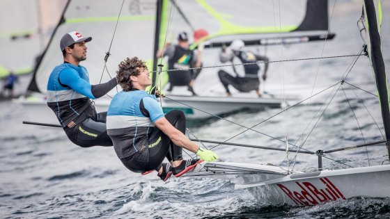 Yago y Klaus Lange 49er & FX World Championship