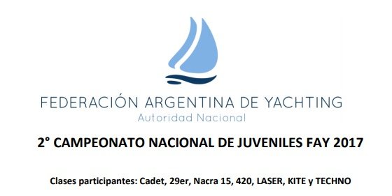 Logo 2º Campeonato Nacional Juvenil FAY