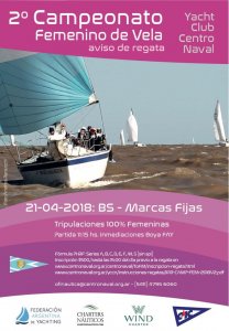 Nueva fecha del Campeonato Femenino de Vela