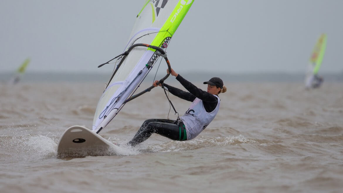 Celina Saubidet en regata