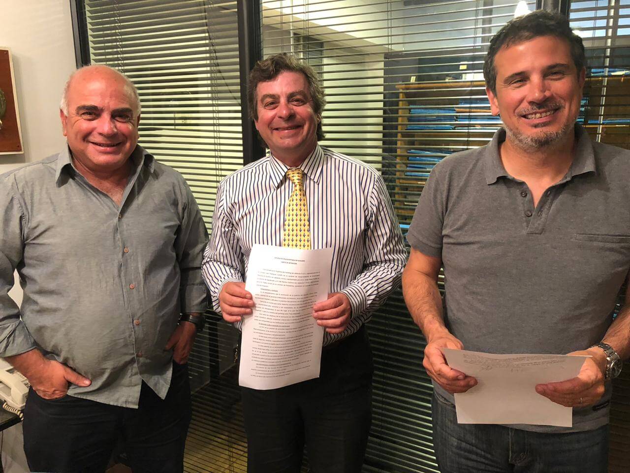 Convenio para el desarrollo de la Escuela de Vela Adaptada - P.Patiño - R.Castelli - Ferrari