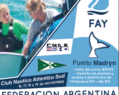 Curso en el Club Náutico Atlántico Sud