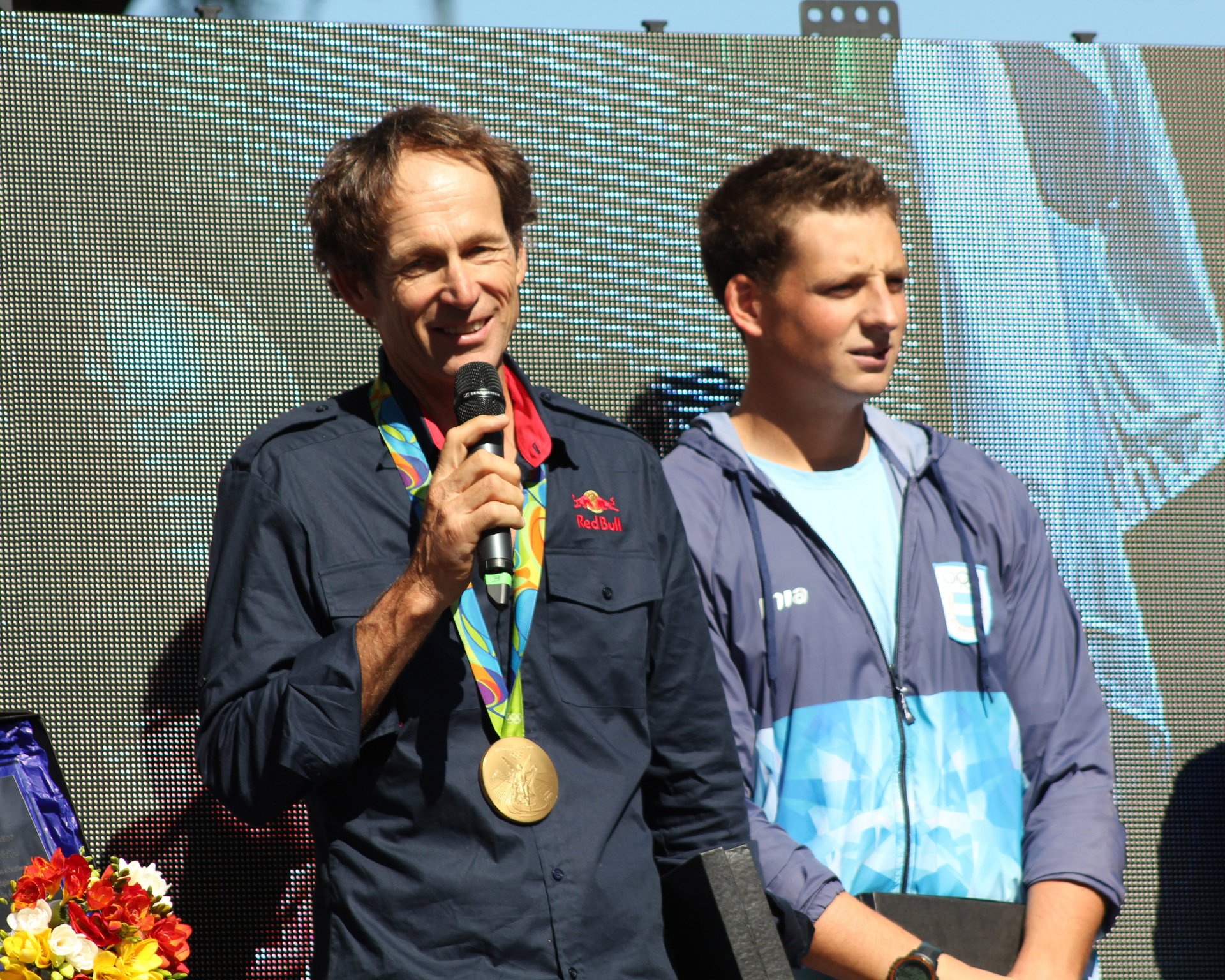 Santiago Lange con los juveniles de Buenos Aires 2018