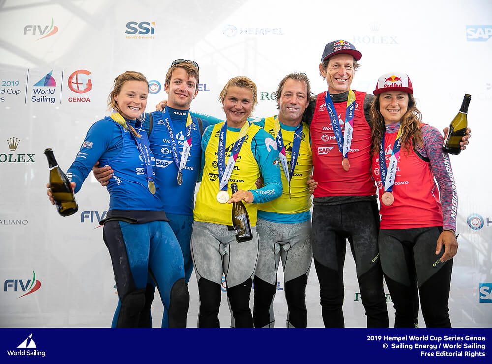 Santi Lange y Ceci Carranza - 3er puesto en el podio de Genoa 2019