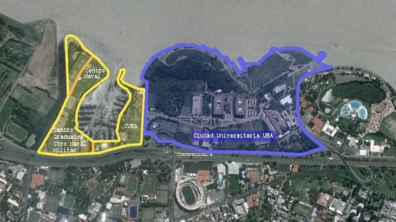 Las 24 hectareas que seran parte de la UBA