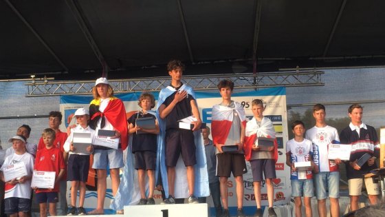 Julian Finsterbush y Franco Barone en el 1er puesto del podio