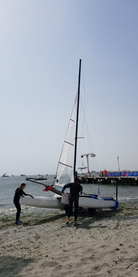 Majdalani y Bosco se preparan para correr su Medal Race en Lima 2019 -3