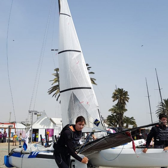 Majdalani y Bosco se preparan para correr su Medal Race en Lima 2019 -4