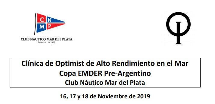 Clínica de Optimist de Alto Rendimiento en el Mar Copa EMDER Pre-Argentino