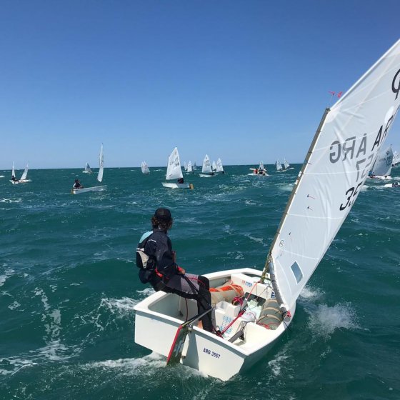 Campeonato Argentino de Optimist - Navegando