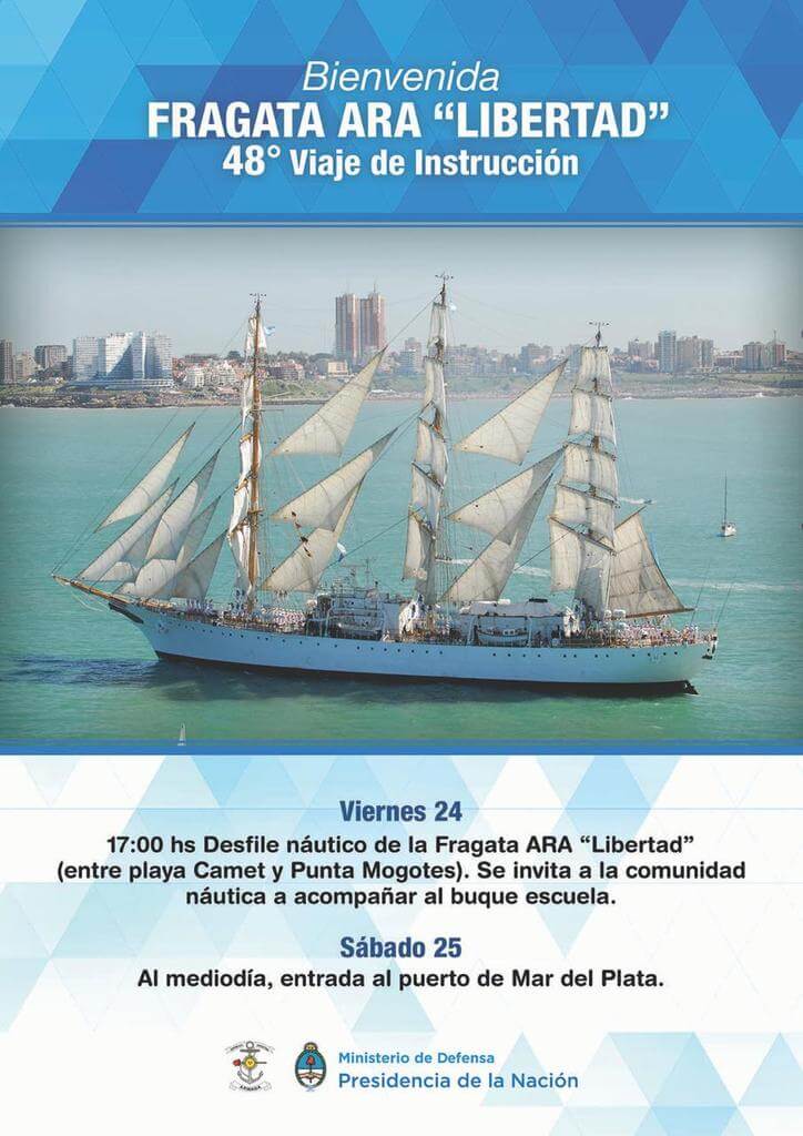 Desfile Nautico Fragata Libertad