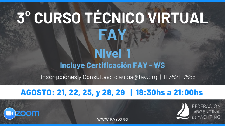 3er Curso Técnico FAY - Agosto 2020