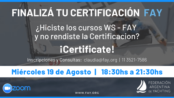 Certificación FAY Curso Técnico Nivel 1