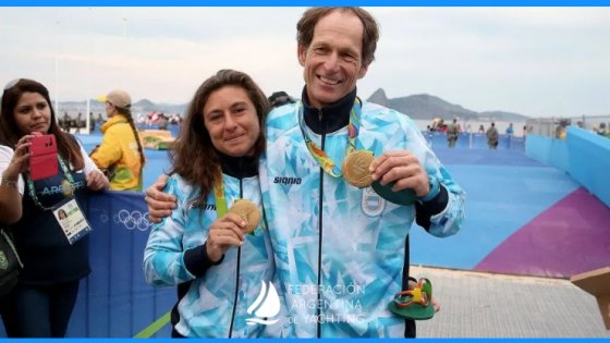 Santiago Lange y Cecilia Carranza Abanderados