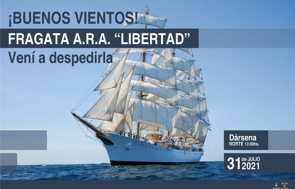 Despedida Fragata Libertad 2021