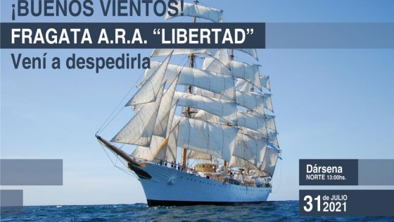 Despedida Fragata Libertad 2021