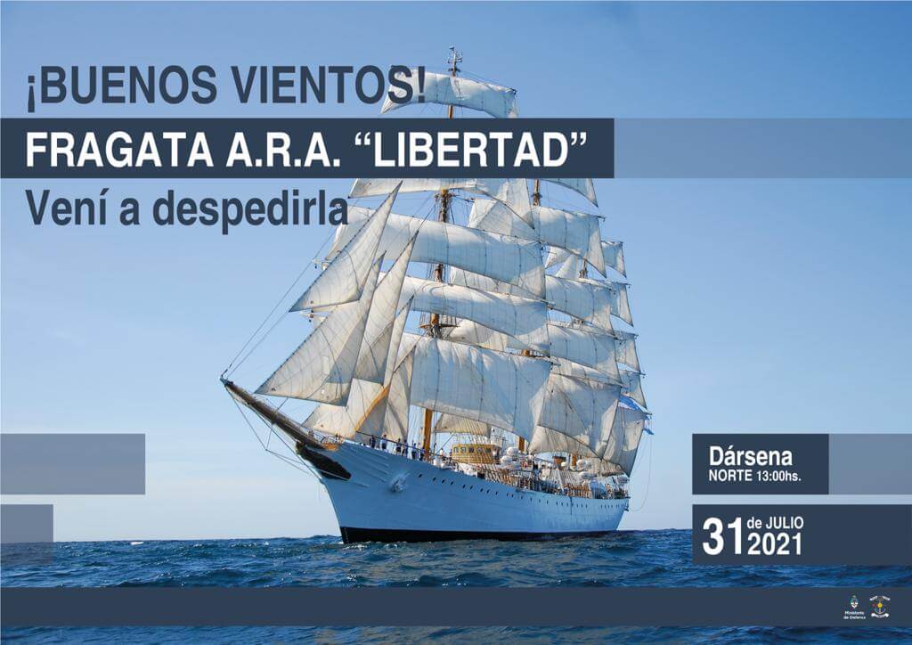 Despedida Fragata Libertad 2021