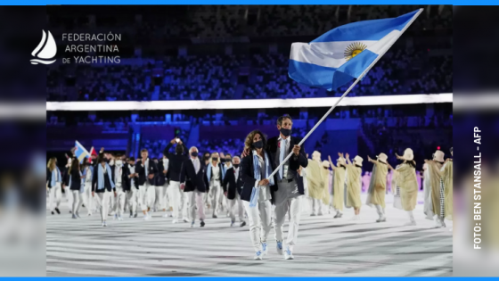 Lange y Carranza en la inauguracion de los JJOO