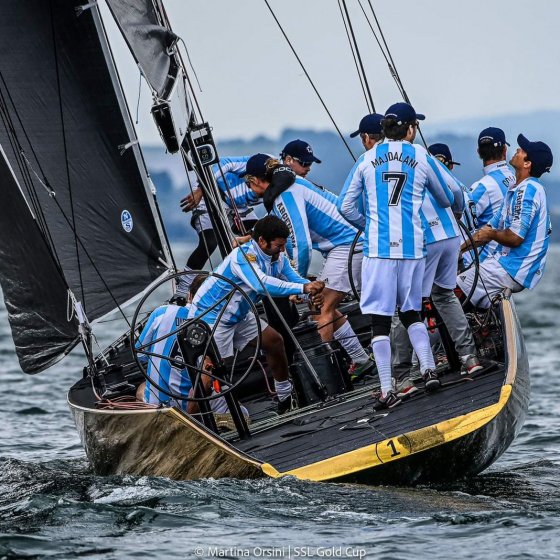 Equipo Argentino navegando en la SSL Gold Cup - 2
