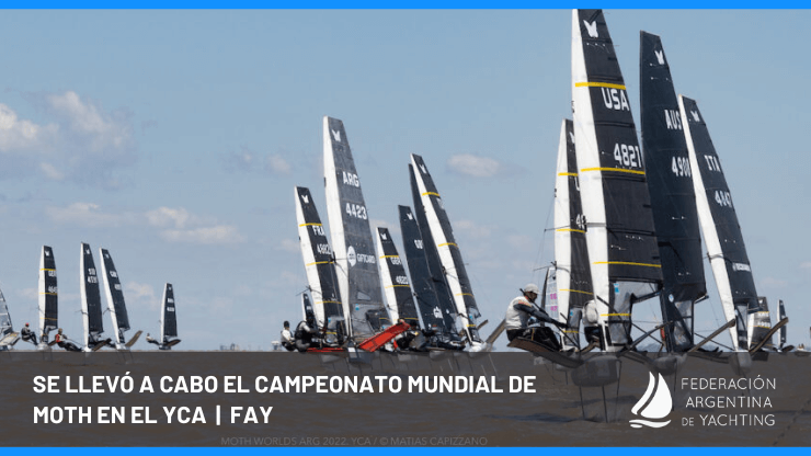 Se llevó a cabo el Campeonato Mundial de Moth en el YCA